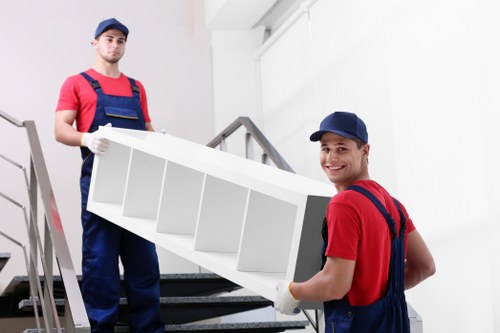 Loading furniture into a removal van for a Thornton Heath move