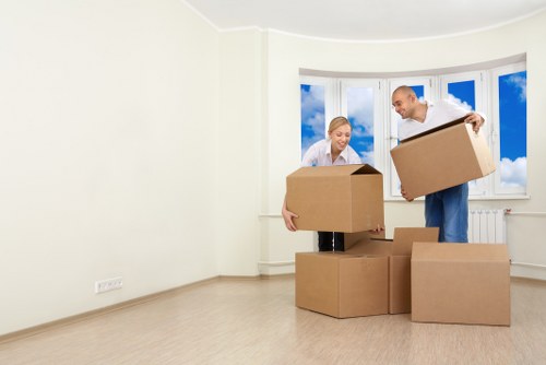 House movers helping a Thornton Heath resident with a residential relocation